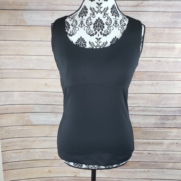 Athleta Built In Bra Tank Top black - Picture 1 of 4